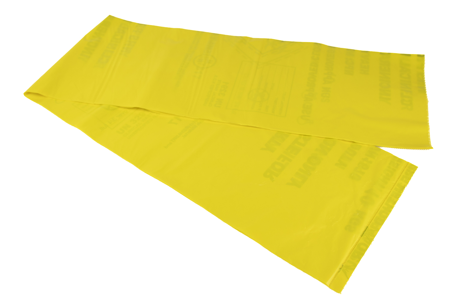 Medium Duty Yellow Clinical Waste Bag Large Printed GV Health