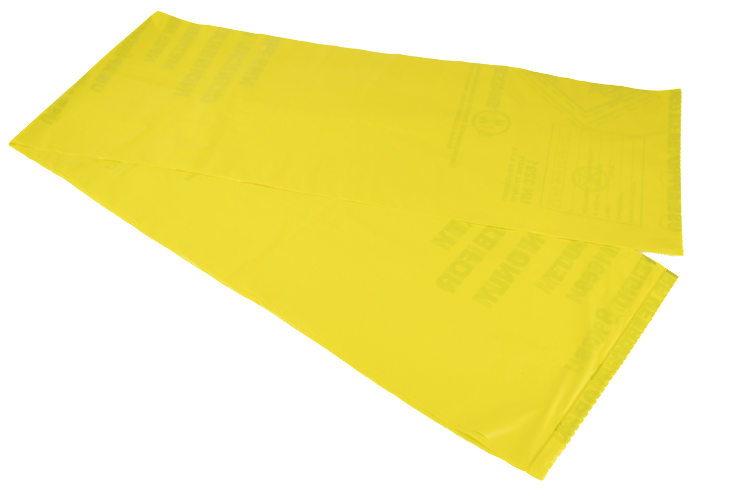 Light Duty Yellow Clinical Waste Bag Large Printed GV Health