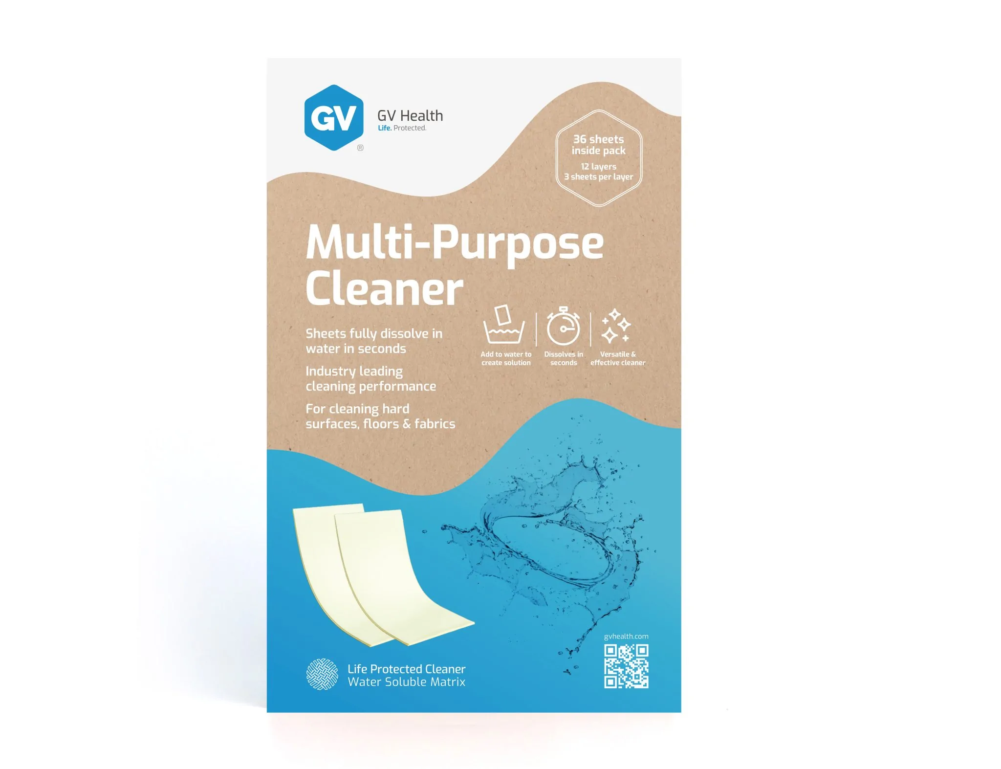 Life Protected Cleaner water-soluble sheets pack